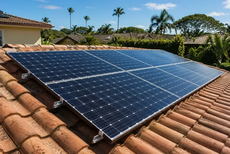 Installation de panneaux solaires à Sulignat